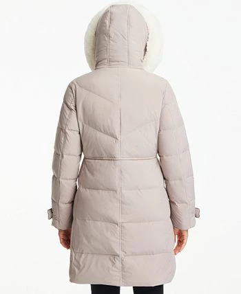 Vince Camuto Women's Faux-Fur-Collar Hooded Puffer Coat 4 Vince Camuto Women's Faux-Fur-Collar Hooded Puffer Coat - Image 2