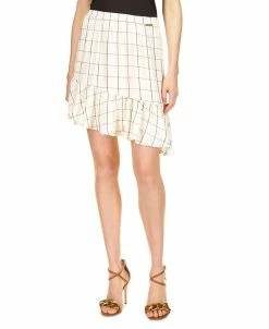 Michael Kors Women's Ruffled Asymmetric Skirt