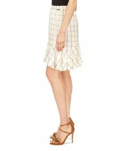 Michael Kors Women's Ruffled Asymmetric Skirt -Sam Edelman Shop 22353130 fpx