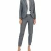Anne Klein Women's Plaid One-Button Notch-Collar Pantsuit -Sam Edelman Shop 22410518 fpx