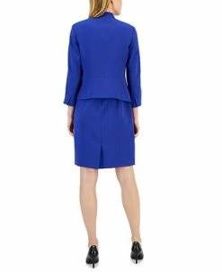 Anne Klein Executive Collection Shawl-Collar Sleeveless Sheath Dress Suit, Created For Macy's -Sam Edelman Shop 22410550 fpx