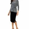 Kasper Women's Side-Tie Metallic Top & Velour Midi Skirt -Sam Edelman Shop 22417096 fpx