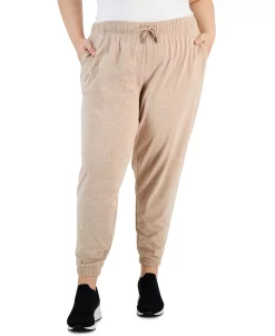 ID Ideology Off Duty Plus Size Jogger Pants, Created For Macy's -Sam Edelman Shop 22444823 fpx