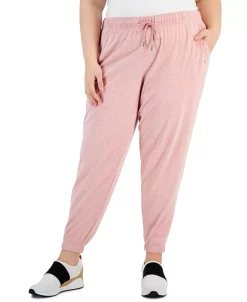 ID Ideology Off Duty Plus Size Jogger Pants, Created For Macy's -Sam Edelman Shop 22444827 fpx