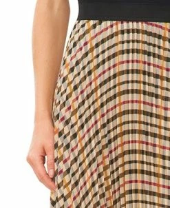 CeCe Women's Pleated Elastic Waist Skirt -Sam Edelman Shop 22474677 fpx