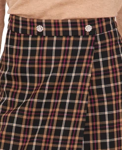 CeCe Women's Two-Button Wrap A-Line Skirt -Sam Edelman Shop 22474735 fpx