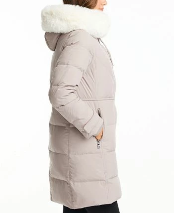 Vince Camuto Women's Faux-Fur-Collar Hooded Puffer Coat 5 Vince Camuto Women's Faux-Fur-Collar Hooded Puffer Coat - Image 3