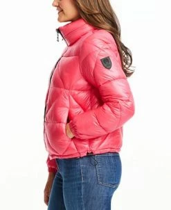 Vince Camuto Women's Shine Hooded Cropped Puffer Coat -Sam Edelman Shop 22504342 fpx