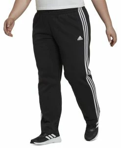 ADIDAS Plus Size Three-Stripe Pull-On Pants