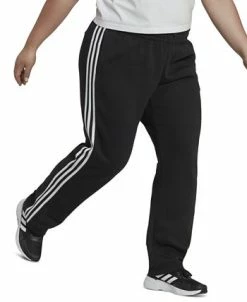 ADIDAS Plus Size Three-Stripe Pull-On Pants -Sam Edelman Shop 22526407 fpx