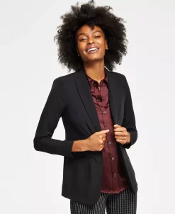 Alfani Women's Shawl-Collar Blazer, Created For Macy's -Sam Edelman Shop 22531923 fpx