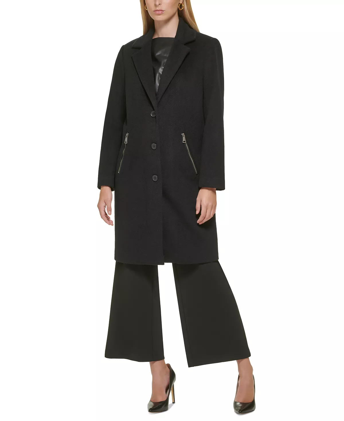 DKNY Women's Walker Coat, Created For Macy's 6 DKNY Women's Walker Coat, Created For Macy's - Image 4