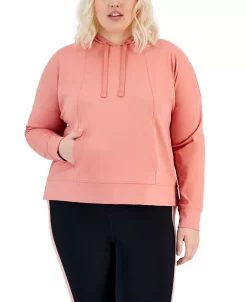 ID Ideology Plus Size Techy Drawstring-Hood Hoodie -Sam Edelman Shop 22557194 fpx