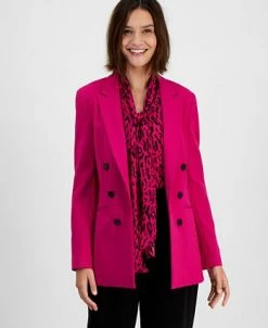 Bar III Women's Compression Boyfriend Long-Sleeve Blazer -Sam Edelman Shop 22562671 fpx