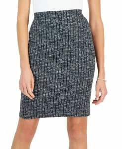 Kasper Women's Printed Pull-On Pencil Skirt