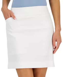 Charter Club Women's Pull-On Jacquard Skort, Created For Macy's -Sam Edelman Shop 22568486 fpx