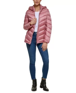 Charter Club Women's Packable Hooded Puffer Coat, Created For Macy's -Sam Edelman Shop 22583615 fpx