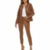 Tommy Hilfiger Women's Faux-Suede Blazer & Ankle Pants