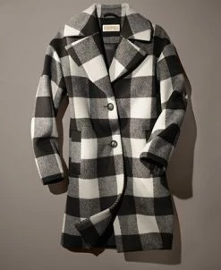 Michael Kors Women's Plaid Drop-Shoulder Coat -Sam Edelman Shop 22585293 fpx