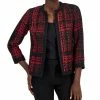Anne Klein Women's Metallic-Tweed Open-Front Jacket -Sam Edelman Shop 22662849 fpx