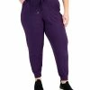 ID Ideology Plus Size Drawstring Knit Joggers, Created For Macy's