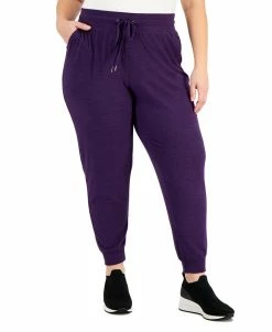 ID Ideology Plus Size Drawstring Knit Joggers, Created For Macy's