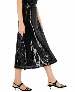 Alfani Women's Sequined Midi Skirt, Created For Macy's -Sam Edelman Shop 22706512 fpx