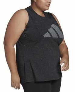 ADIDAS Plus Size Sleeveless Logo-Front Tank Top -Sam Edelman Shop 22722063 fpx