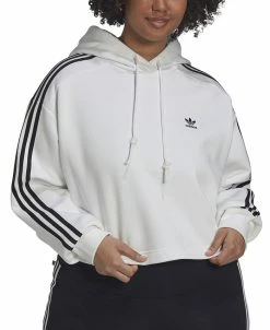 ADIDAS Plus Size Long-Sleeve Logo Hoodie