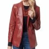Sam Edelman Faux Leather Double Breasted Jacket