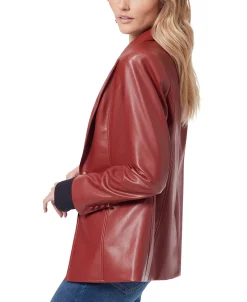 Sam Edelman Faux Leather Double Breasted Jacket -Sam Edelman Shop 22761972 fpx