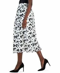 Anne Klein Women's Printed Pull-On Shirred-Waist Skirt -Sam Edelman Shop 22767883 fpx