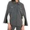 Anne Klein Women's Jacquard-Knit Cape-Sleeve Jacket