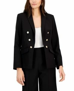 INC International Concepts Women's Double-Breasted Blazer, Created For Macy's