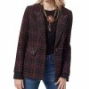 Sam Edelman Women's Margot Embellished Plaid Blazer