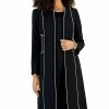 Kasper Women's Long Sleeve Seamed Topper Jacket -Sam Edelman Shop 22813275 fpx