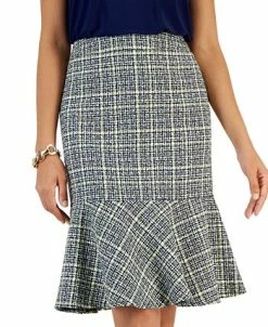 Kasper Women's Tweed Flounce Skirt -Sam Edelman Shop 22813380 fpx