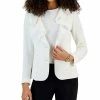Kasper Women's Ruffled Two-Button Long-Sleeve Jacket