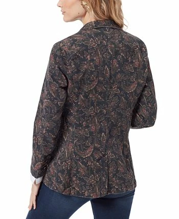 Sam Edelman Women's Margot Printed Single-Breasted Blazer 4 Sam Edelman Women's Margot Printed Single-Breasted Blazer - Image 2