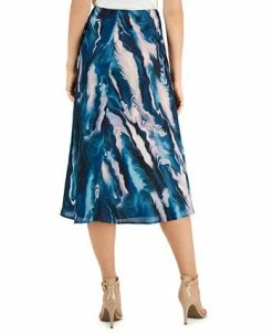 Anne Klein Women's Satin Printed Fit & Flare Skirt -Sam Edelman Shop 22837414 fpx