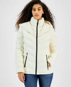 Michael Kors Women's Hooded Down Puffer Coat, Created For Macy's