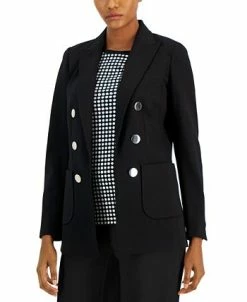 Anne Klein Women's Faux Double-Breasted Jacket -Sam Edelman Shop 22863450 fpx 1