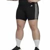ADIDAS Essentials Plus Size 3-Stripes High-Waisted Shorts