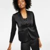 Anne Klein Women's Satin One-Button Peak-Lapel Jacket -Sam Edelman Shop 22905444 fpx
