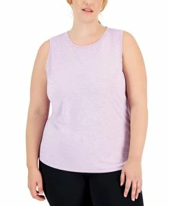 ID Ideology Plus Size Keyhole-Back Tank Top, Created For Macy's