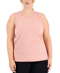 ID Ideology Plus Size Keyhole-Back Tank Top, Created For Macy's -Sam Edelman Shop 22905526 fpx