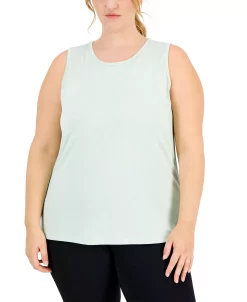 ID Ideology Plus Size Keyhole-Back Tank Top, Created For Macy's -Sam Edelman Shop 22905527 fpx