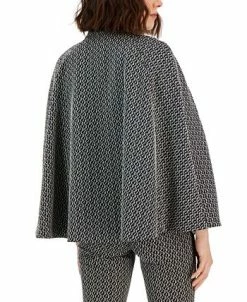 Anne Klein Women's Jacquard-Knit Cape-Sleeve Jacket 7 Anne Klein Women's Jacquard-Knit Cape-Sleeve Jacket -Sam Edelman Shop 22909208 fpx