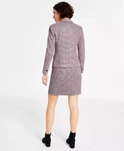 Bar III Women's Cutout Sweater, Tweed Blazer & Skirt, Created For Macy's -Sam Edelman Shop 22909496 fpx