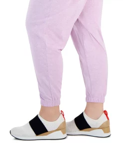 ID Ideology Off Duty Plus Size Jogger Pants, Created For Macy's -Sam Edelman Shop 22928341 fpx